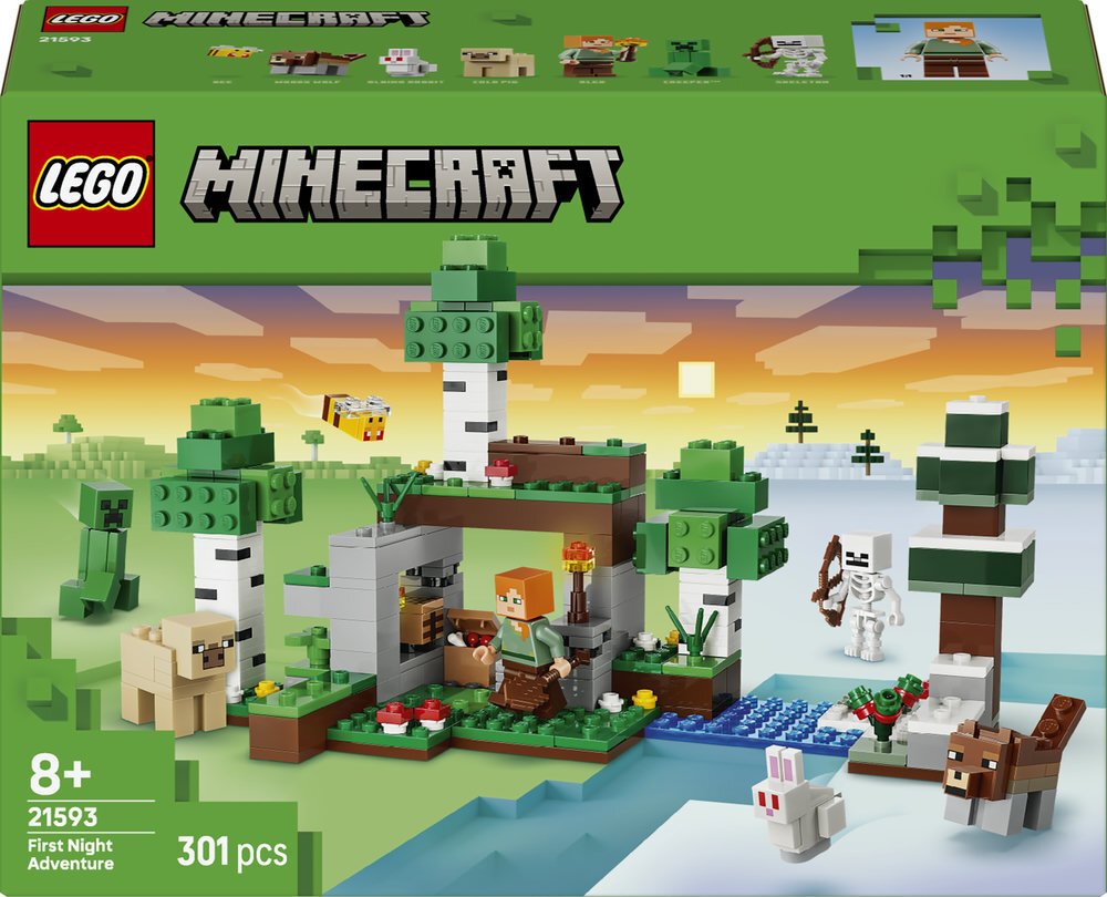 LEGO Minecraft Przetrwanie pierwszej nocy (21593)