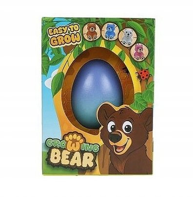 Jajo rosnące miś 6cm 12szt/disp 622201 78230