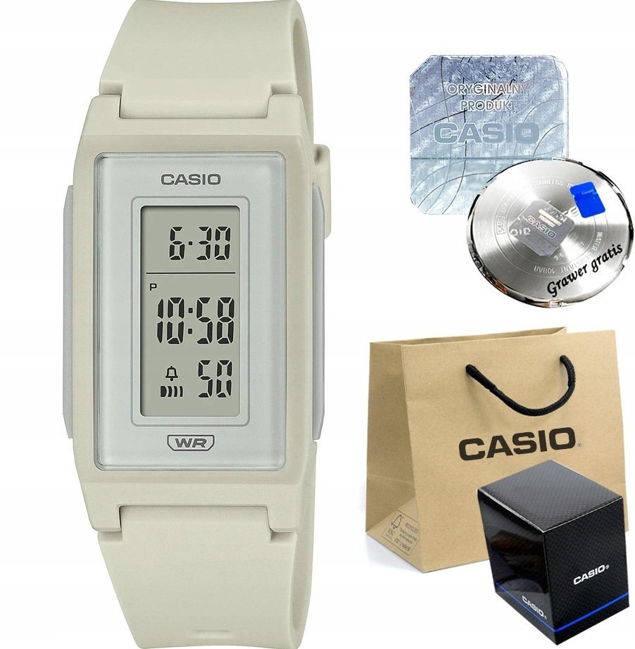 Zegarek Casio Zegarek damski POLIA-8EF z GRAWEREM