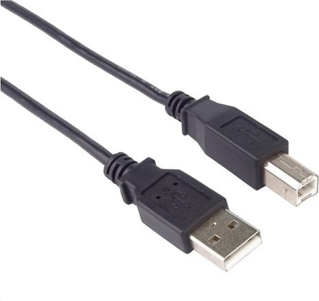 Фото - Кабель PremiumCord Kabel USB  USB-A - USB-B 1 m Czarny  (2960103209731)