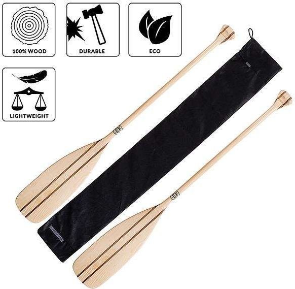 Фото - Інше для плавання John Paddle Pagaj drewniany  Paddle + pokrowiec Paddle Sleeve  140 cm (komplet: 2 pagaje + 1 pokrowiec)