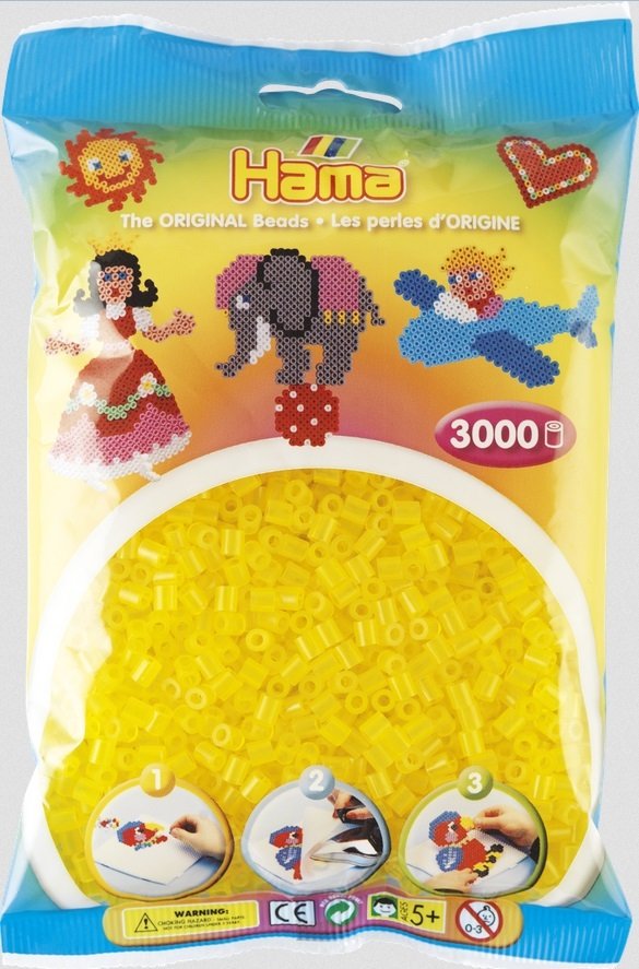 Revell Hama midi koraliki 3000 szt. przezroczysty żółty (028178201142)