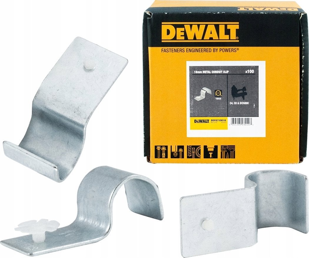 Dewalt klips do mocowania kabla/ rurki elekt. 16mm do c4/c5/dcn890