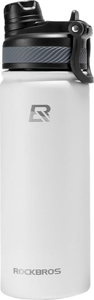 RockBros Butelka bidon termiczny rowerowy na napoje 530 ml - biały ROCKBROS