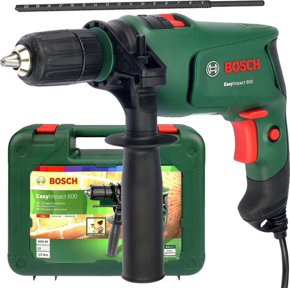 Wiertarka Bosch Bosch wiertarka udarowa EasyImpact 600 w walizce