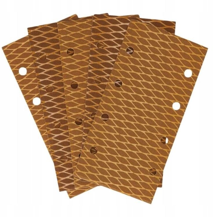 Dedra Papier ścierny Anti-clogg #100, 92x182mm, rzep, 5szt