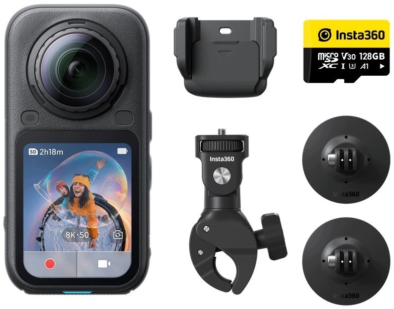 Kamera Insta360 X6 Motorcycle Bundle czarna