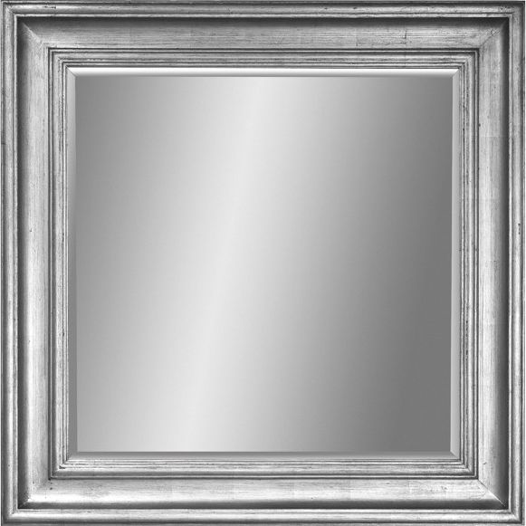 Фото - Дзеркало настінне Witek Home Lustro 100x100cm Antique Silver (280765)