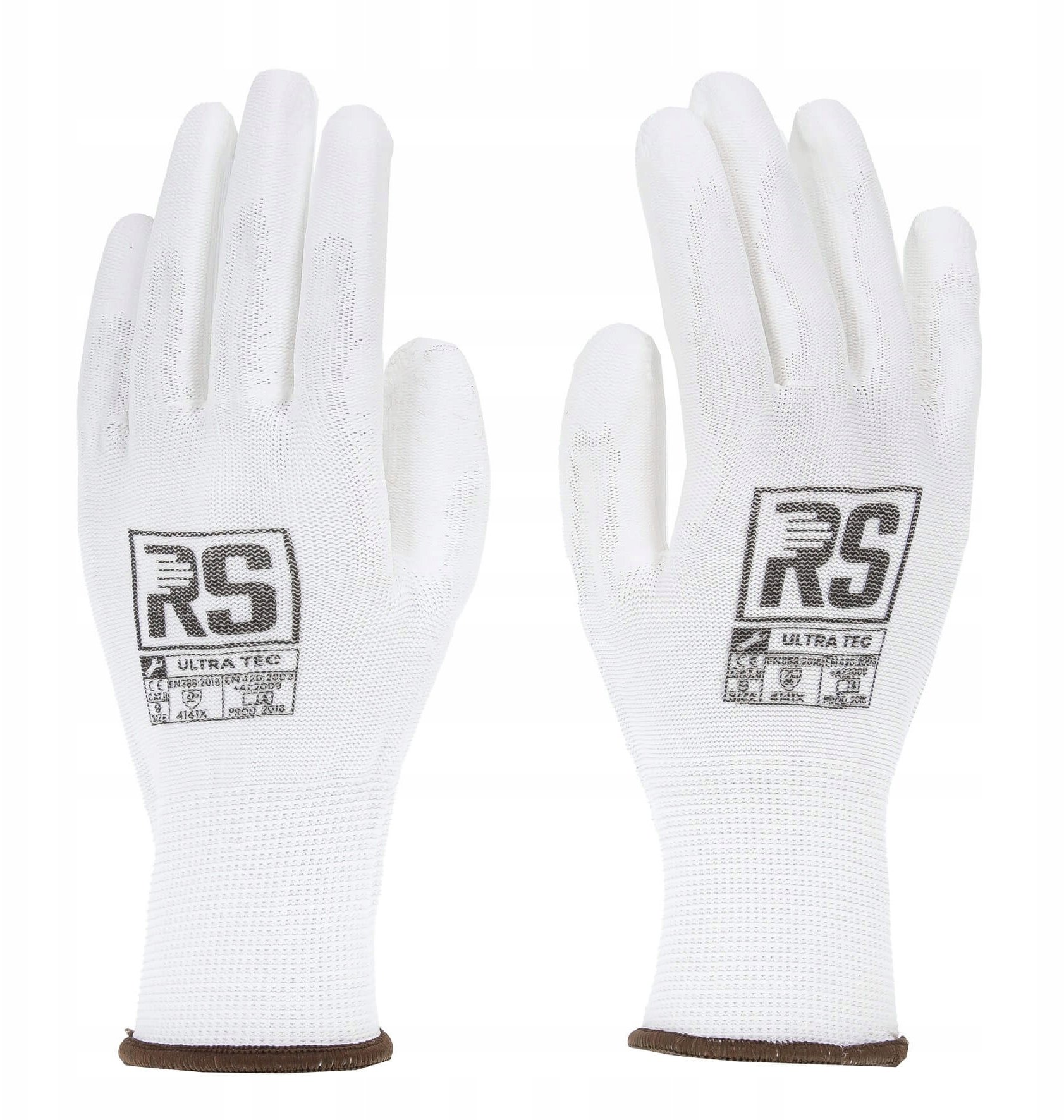 UN RĘKAWICE NYLON + POLIURETAN ULTRA TEC (RNYPO) BIAŁA R.8