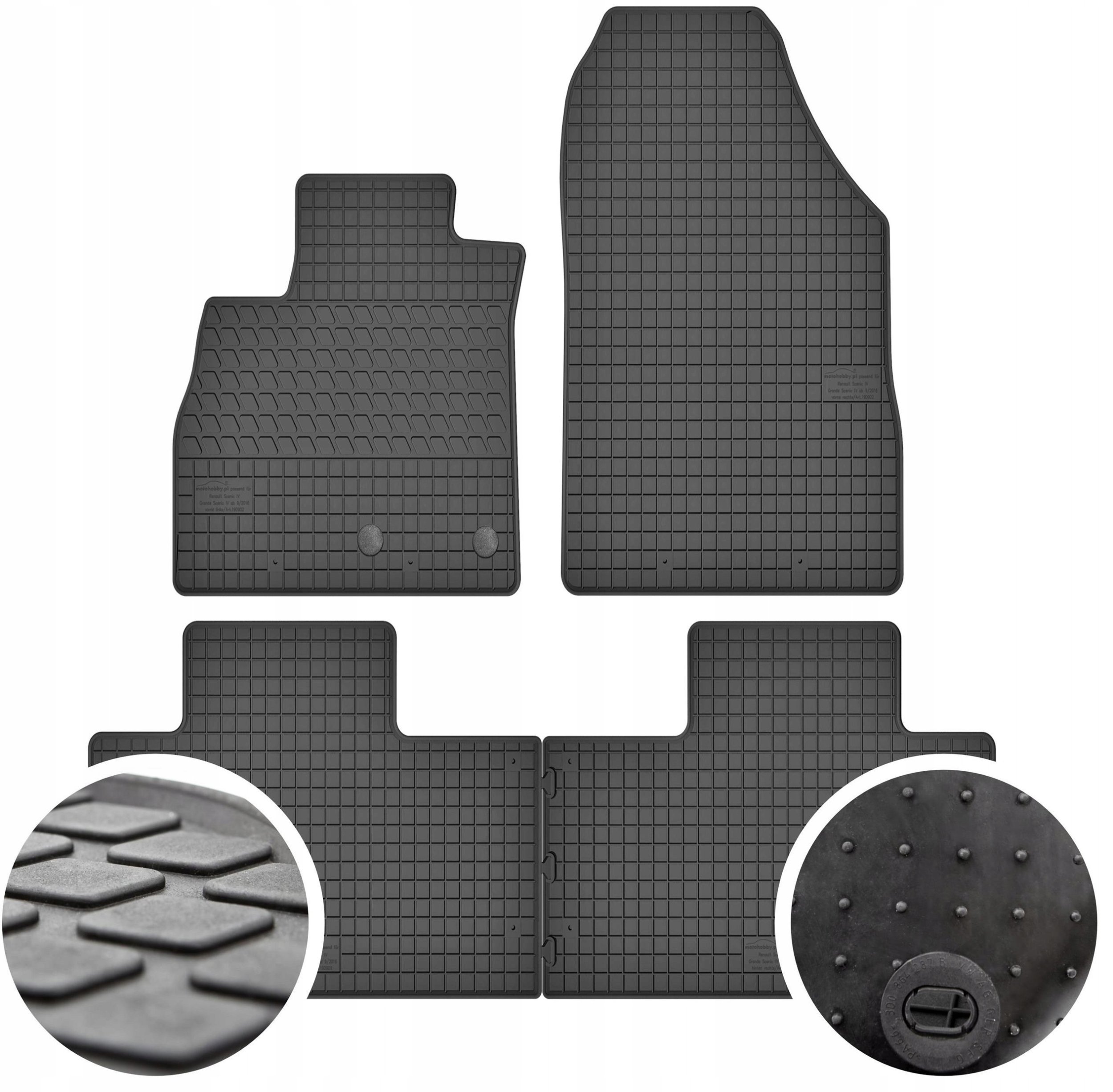 Rezaw-Plast Dywaniki gumowe do Renault Scenic IV / Grand Scenic IV