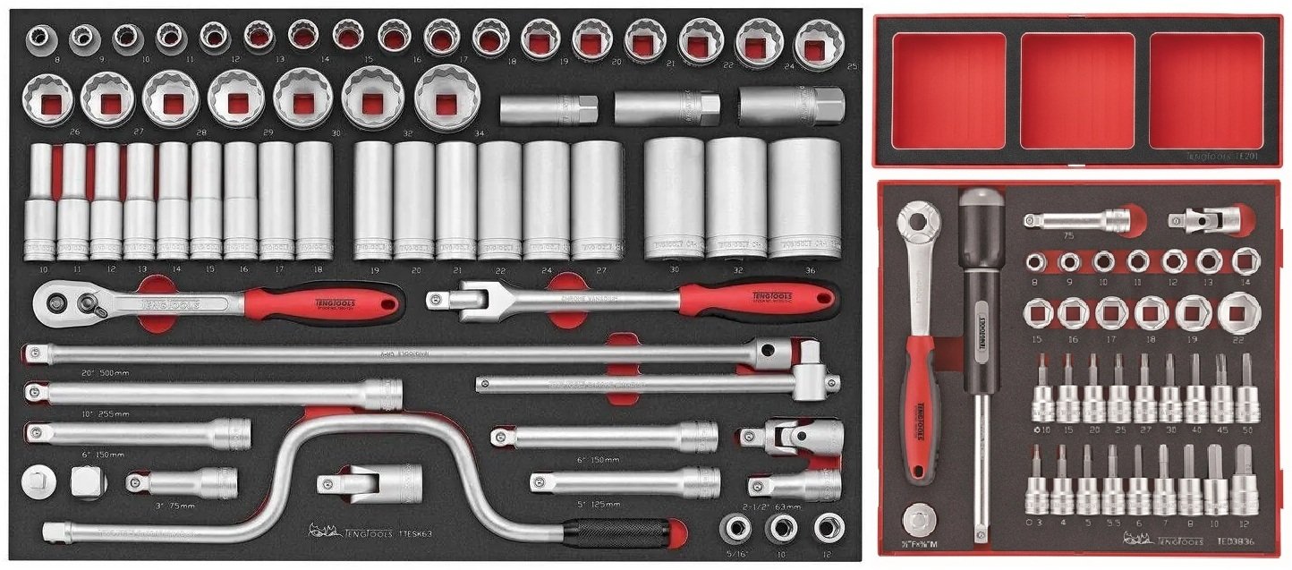 Wózek narzędziowy Teng Tools 542 elementy (TENG-TRUCK_542)