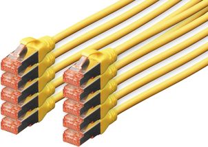 Digitus Patchcord CAT6, S-FTP, 3m, 10 sztuk (DK-1644-030-Y-10)