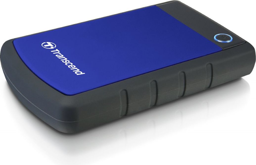 Dysk zewnętrzny HDD Transcend 25H3B 1TB Czarno-niebieski (TS1TSJ25H3B)