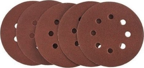 Drel Perforated adhesive sandpaper P120, 5 pcs.