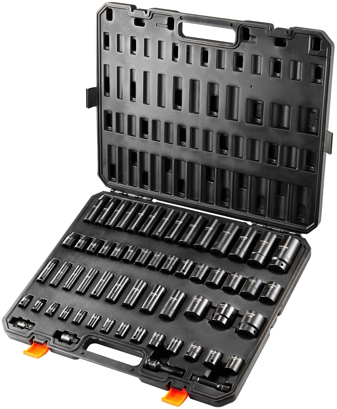 Vevor Komplet nasadek udarowych 59szt 1/2" 3/8" drive 6-kt do zestawu kluczy
