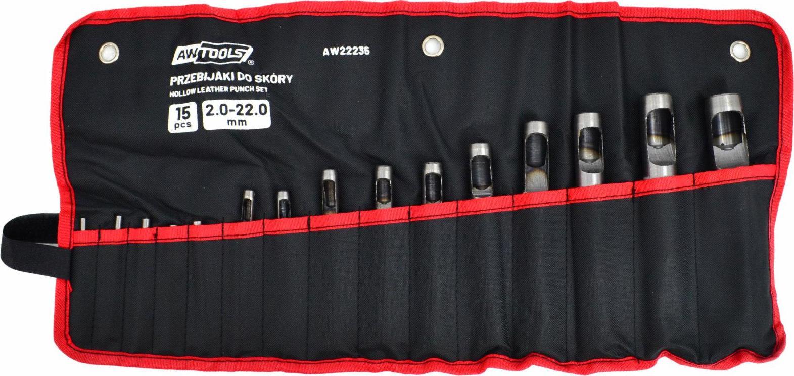 AWTools AWTOOLS PRZEBIJAKI SKÓRY 15cz