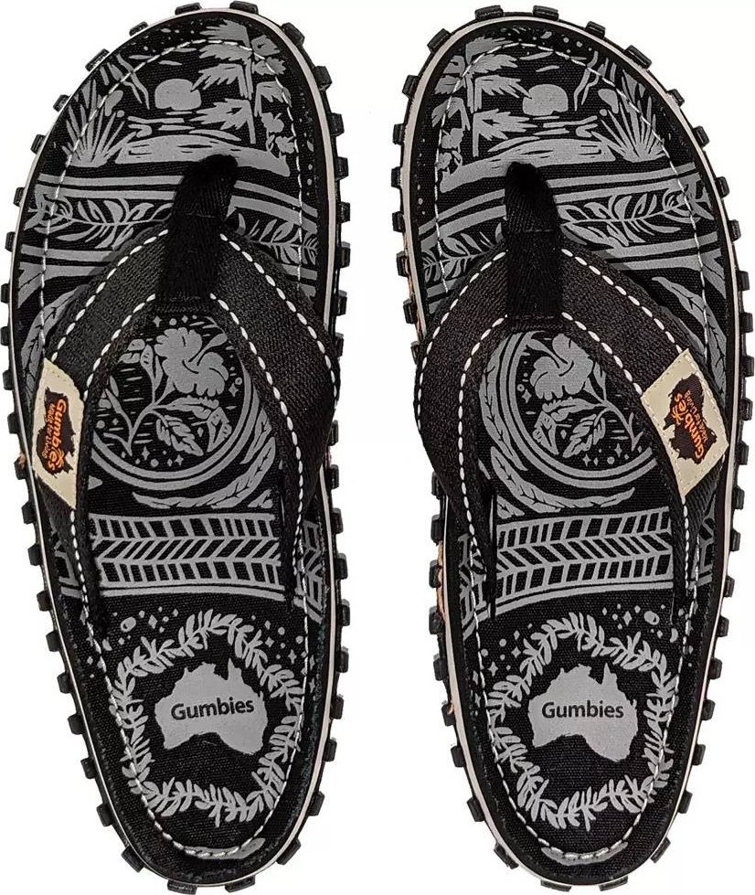 Japonki męskie Gumbies unisex MIDNIGHT BLACK 37