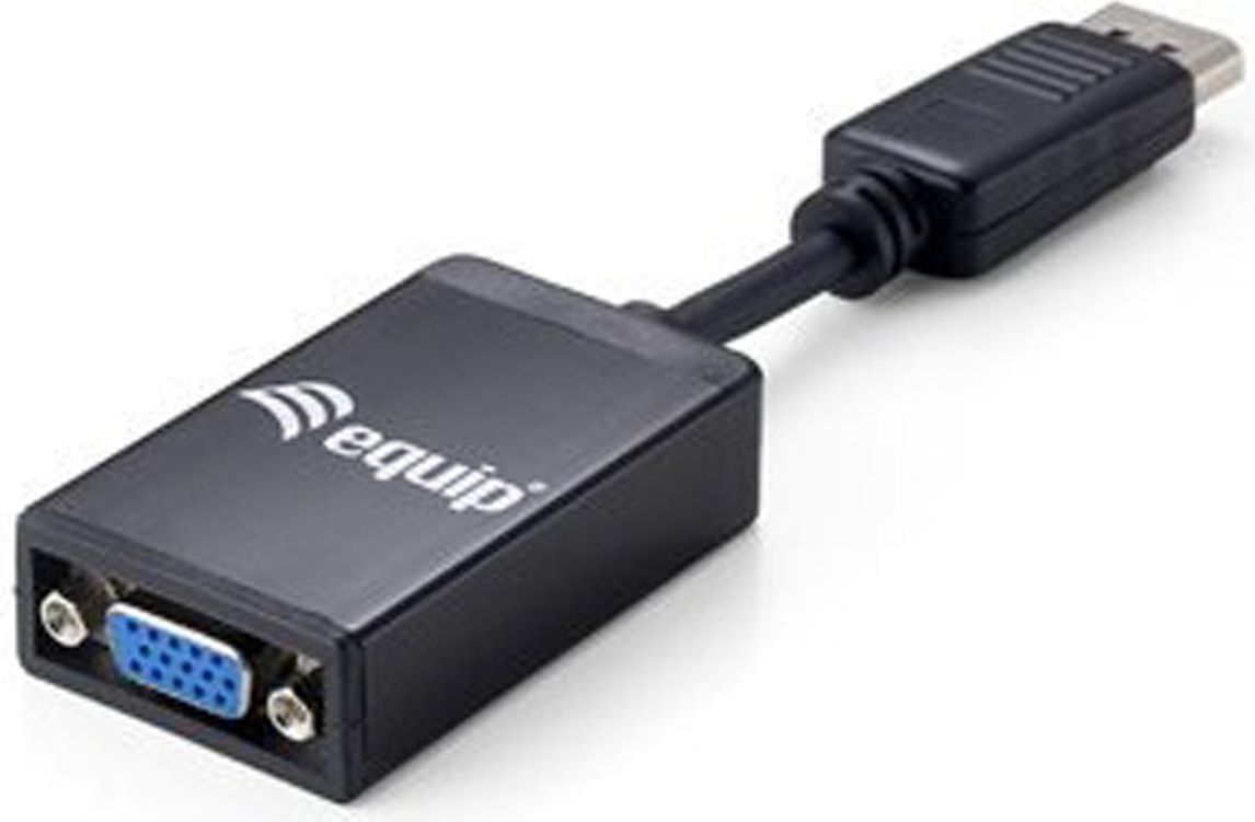 Adapter AV Equip DisplayPort - D-Sub (VGA) czarny (133435)