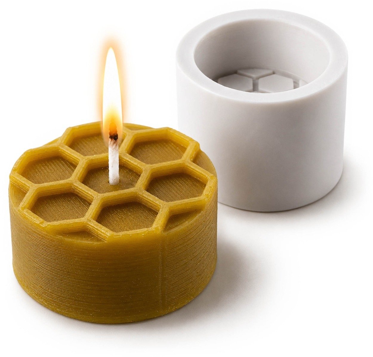 Kadax Forma silikonowa - Tealight komórka FS512