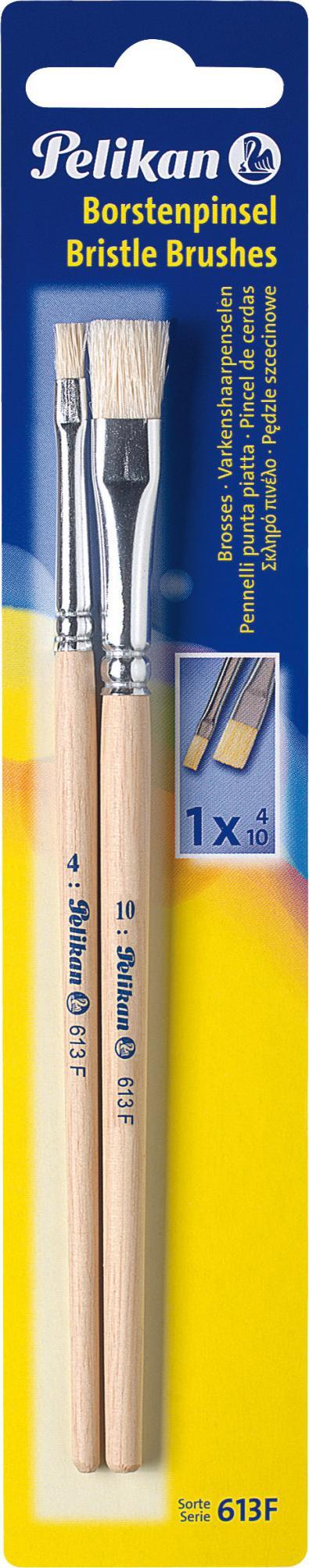 Pelikan PĘDZELKI PŁASKIE PELIKAN GR 4,10 2 SZTUKI BLISTER