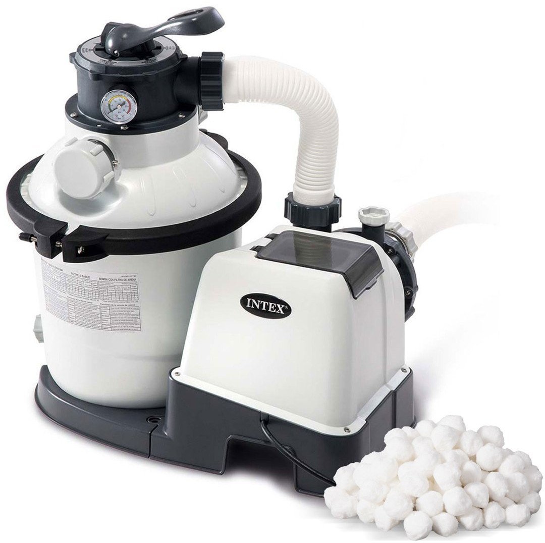 Intex Pompa filtrująca piaskowa + kulki filtracyjne 5700 l/h INTEX 26644