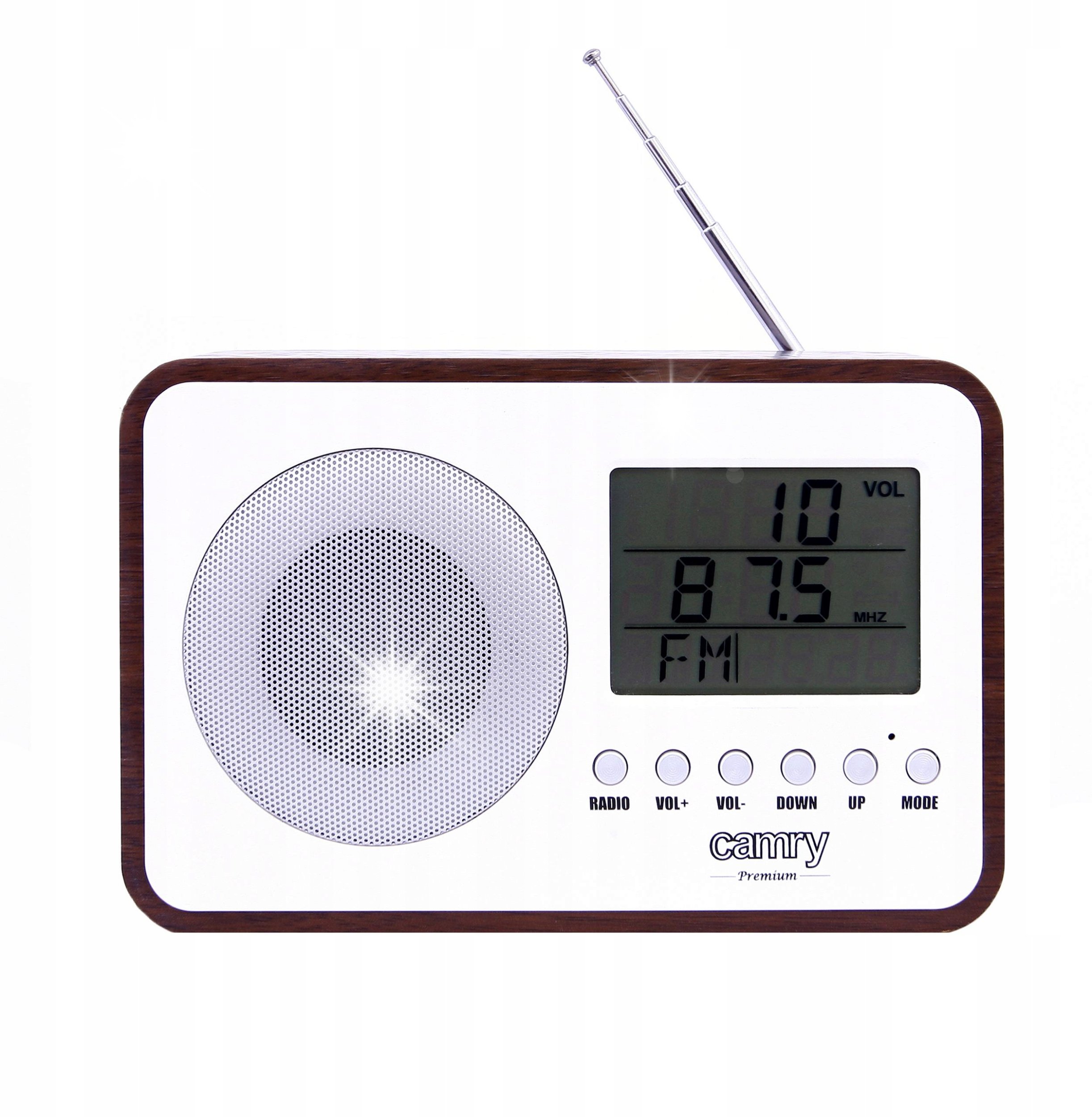 Radio Camry Radio kuchenne cyfrowe USB LCD termometr kalendarz budzik 5W
