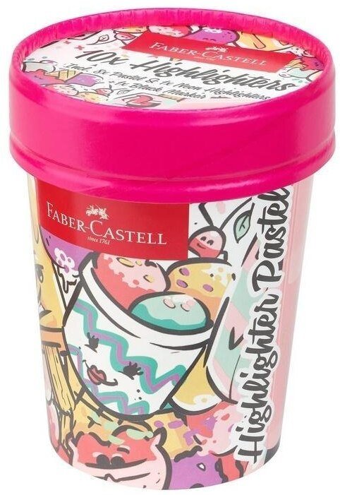 Faber-Castell Zakreślacze Textliner pastel. 10kol FABER CASTELL