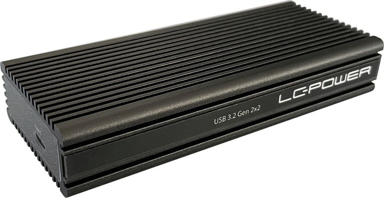 Kieszeń LC-Power M.2 PCIe NVMe - USB-C 3.2 Gen 2x2 (LC-M2-C-NVME-2X2)