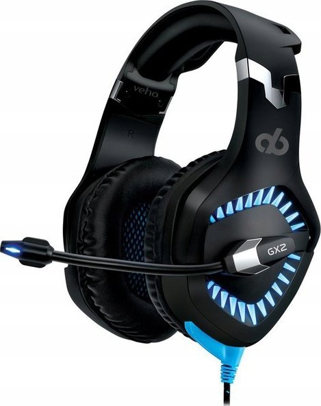 Veho VAB-002-GX2 słuchawki/zestaw słuchawkowy Przewodowa Opaska na głowę Gaming USB Typu-A Czarny