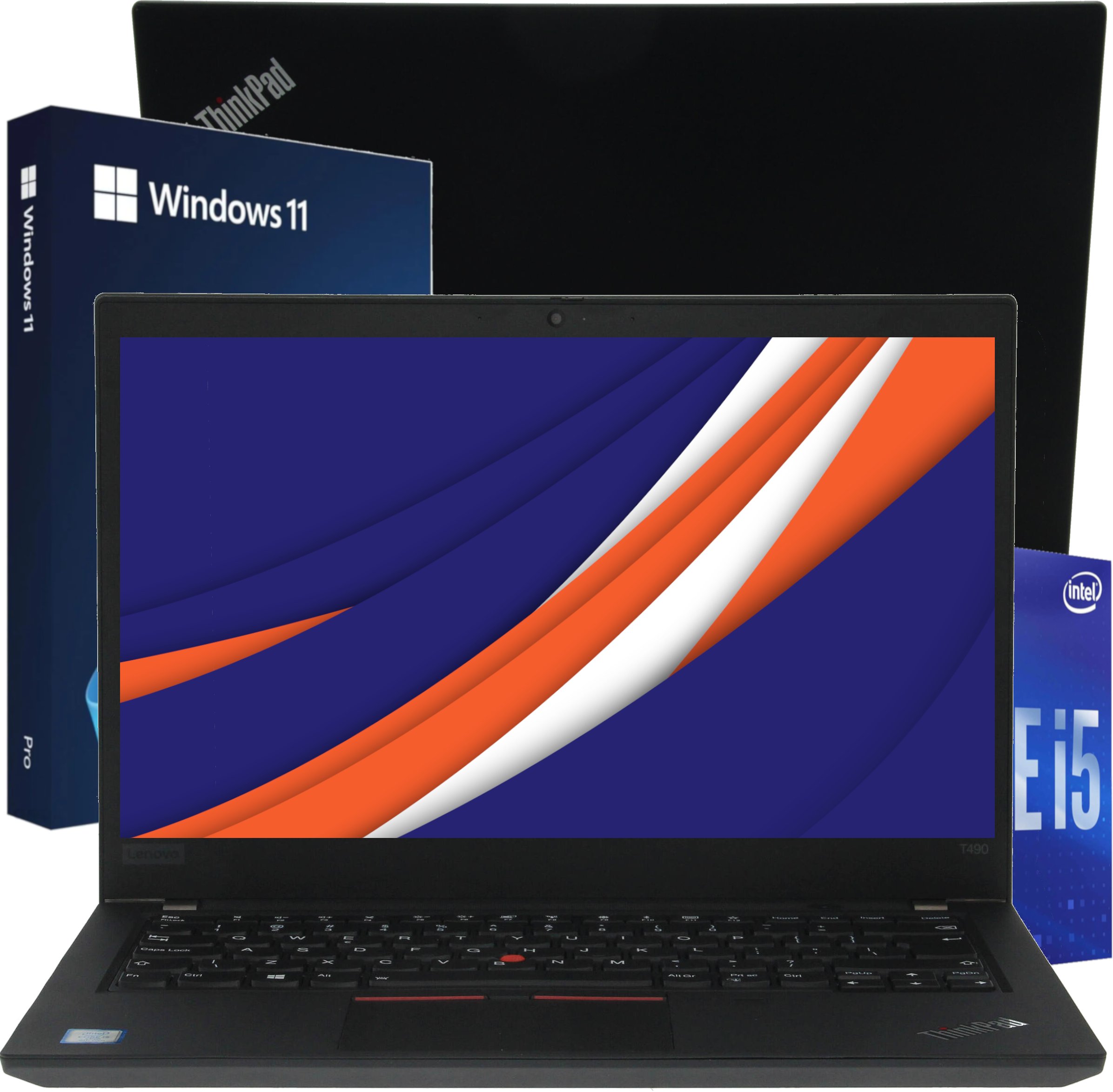 Laptop poleasingowy Lenovo Binzesowy Lenovo ThinkPad T490 | i5-8365U 8gen 44.10Ghz 16 GB DDR4 512 NVMe | 14" Mat IPS | Win11Pro | Thunderbolt HDMI