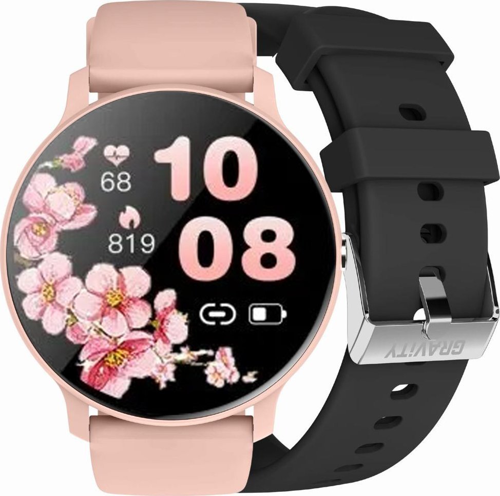 Smartwatch Gravity Zegarek SMARTWATCH - GT1-5 PRO PK/PK/BK