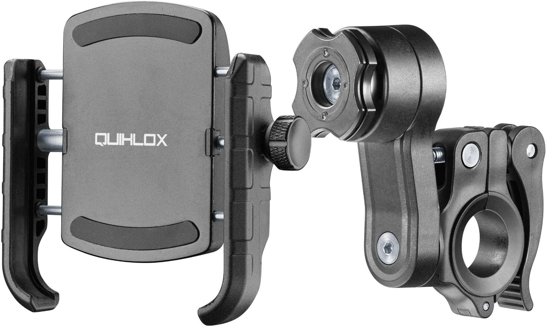 Interphone Crab Pro Quiklox na kierownicę – Uniwersalny holder telefonu