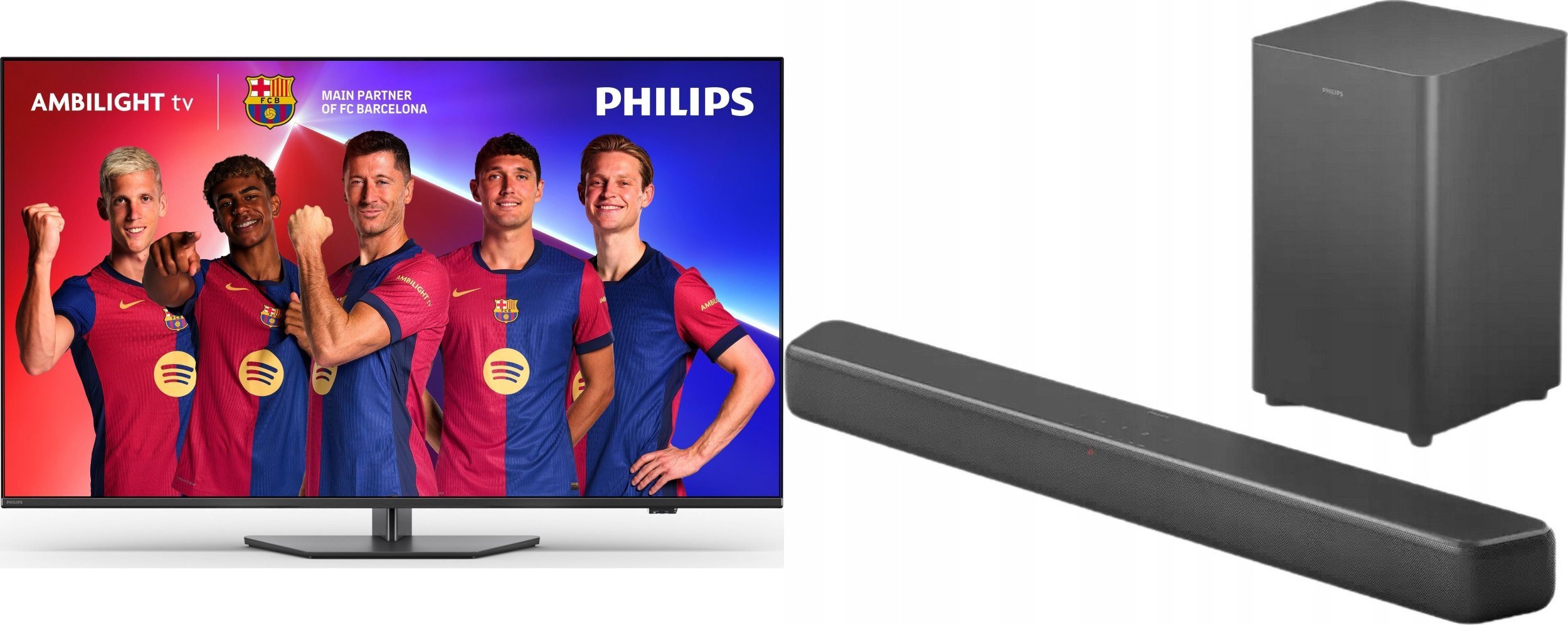 Telewizor Philips Ambilight TV THE ONE 50PUS8919/12 + Soundbar Philips TAB5309/10
