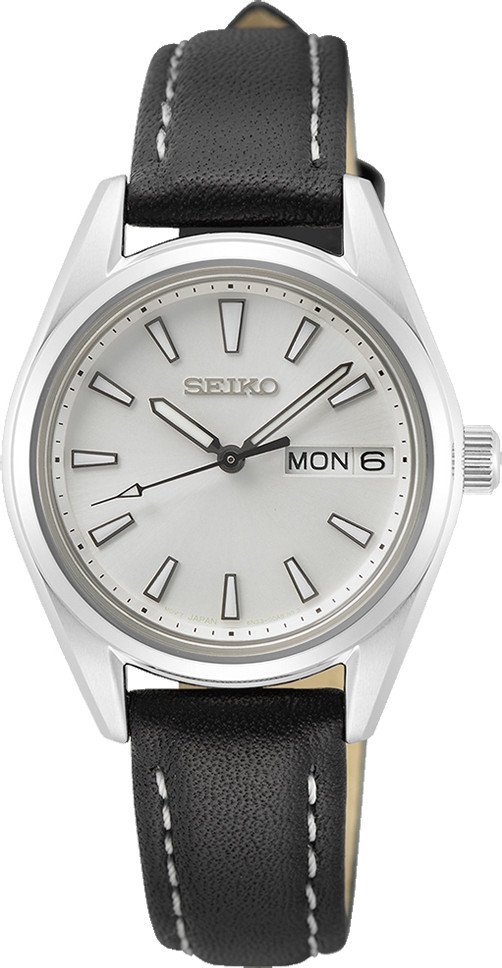 Zegarek Seiko Zegarek damski Seiko SUR455P1 czarny