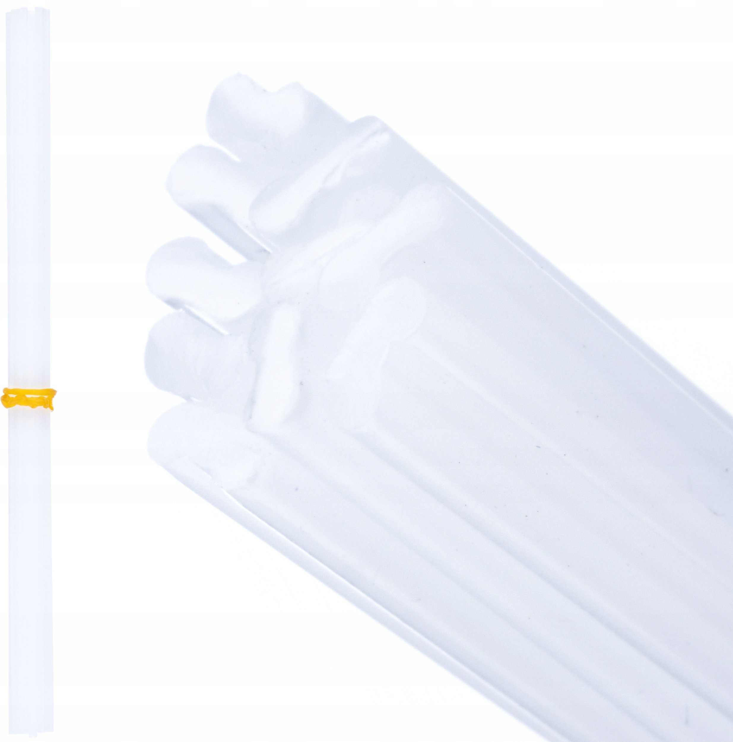 Rosfix Spoiwo PE białe do plastiku spawanie tworzyw sztucznych 40 CM pręcik 1 SZT