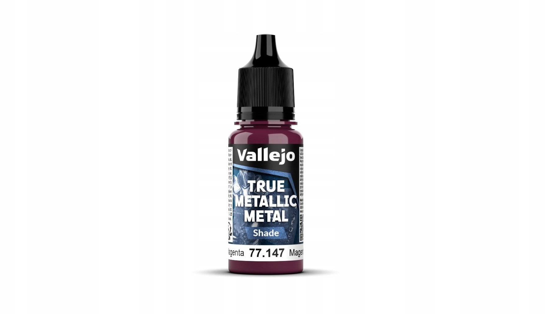 Vallejo Vallejo: 77.147 - True Metallic Metal - Shade - Crimson Magenta (18 ml)