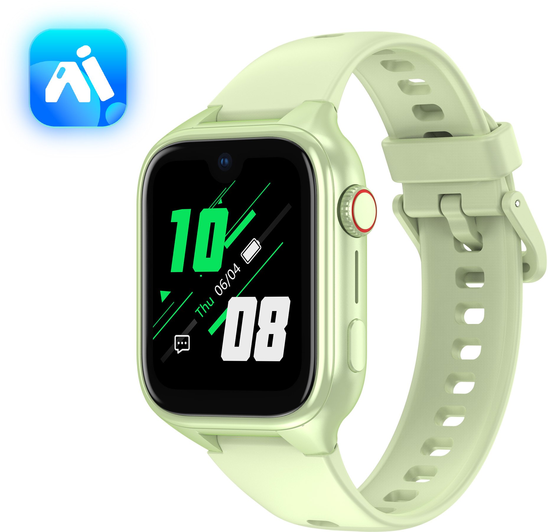 Garett STELIO Smartwatch for Kids JUNIOR PRO AI OpenAI 4G GPS pistacjowy