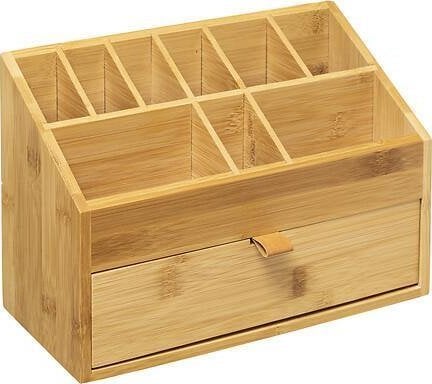 5five Bambusowy organizer na kosmetyki, szufladka i 9 przegródek