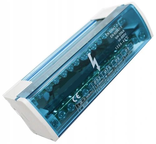 Schelinger Blok rozdzielczy 30 zacisków 2x15 (11x5.3mm + 2x7.5mm + 2x9.1mm)