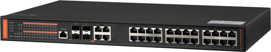 Switch PoE BCS-SP24G04G-4SFP-M BCS 24 portowy