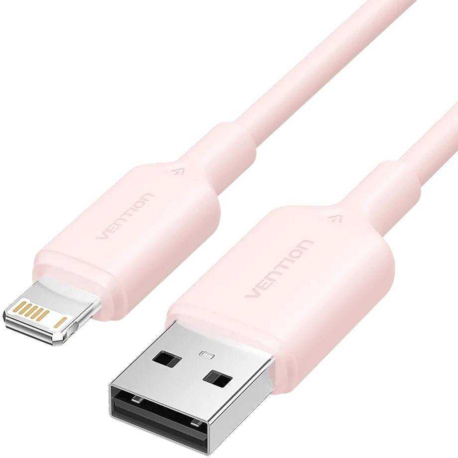CABLE USB2.0 TO LIGHTNING/1M PINK LAMPF VENTION LAMPF (6922794783706)