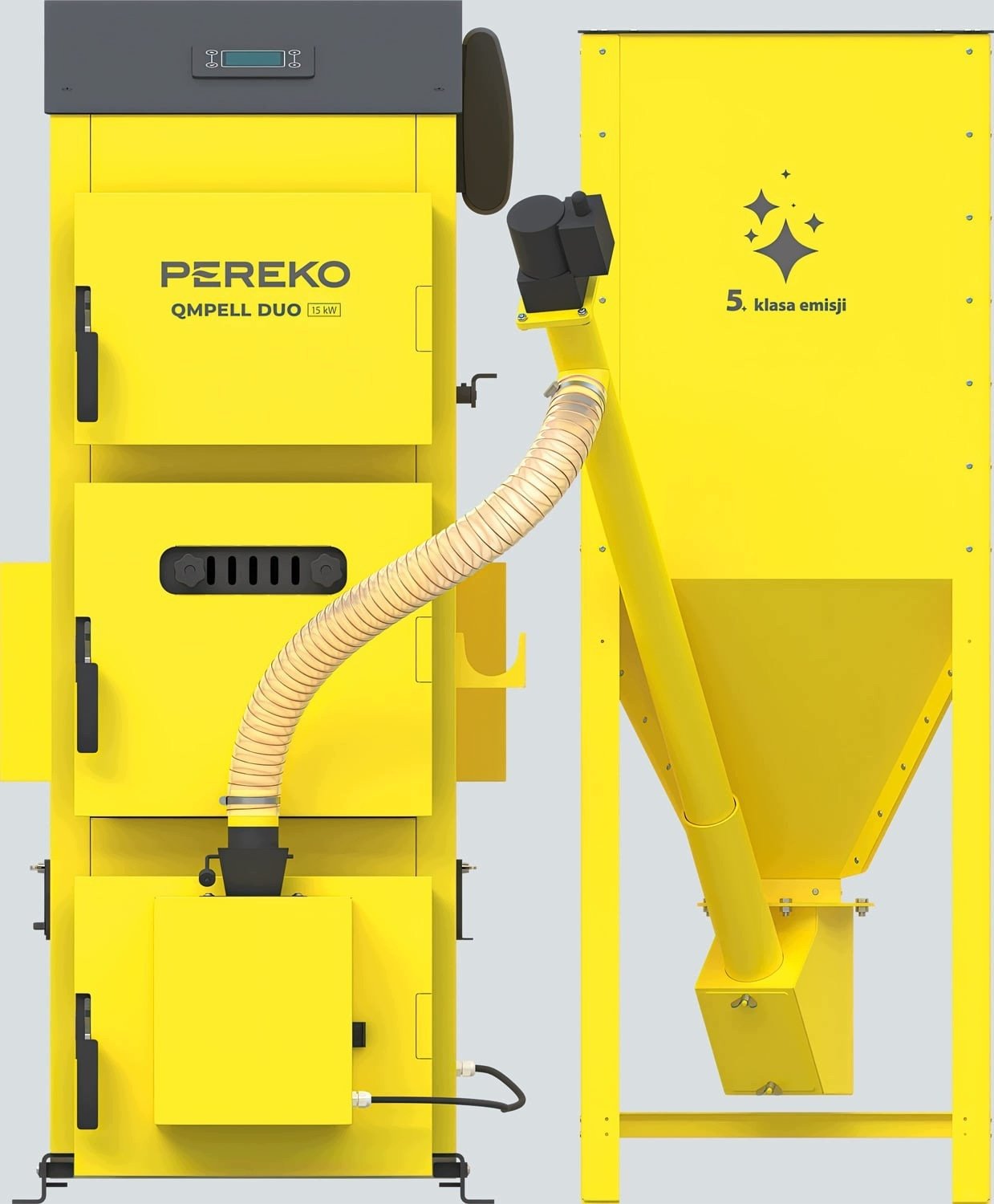 Cichewicz Kotły Kocioł dwupaliwowy pellet - drewno Qmpell DUO 15 kW [5Kl / Ecodesign]Kotły na paliwo...