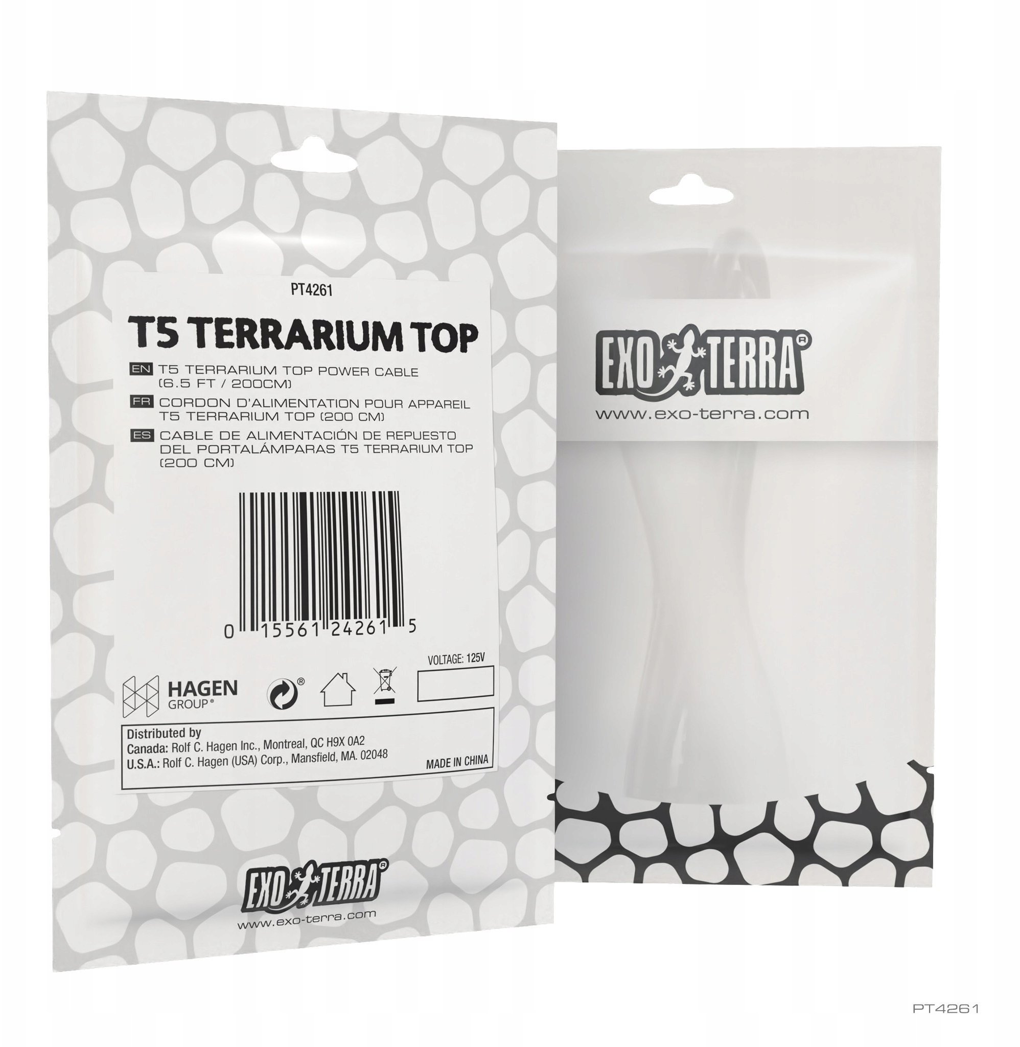 Kabel zasilający do T5 Terrarium Top, 200 cm