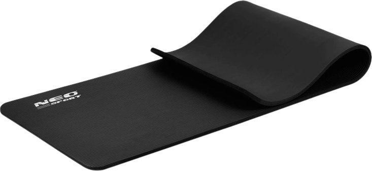 NEO SPORT Mata treningowa NS-923 183 cm x 60 cm x 1.5 cm czarna