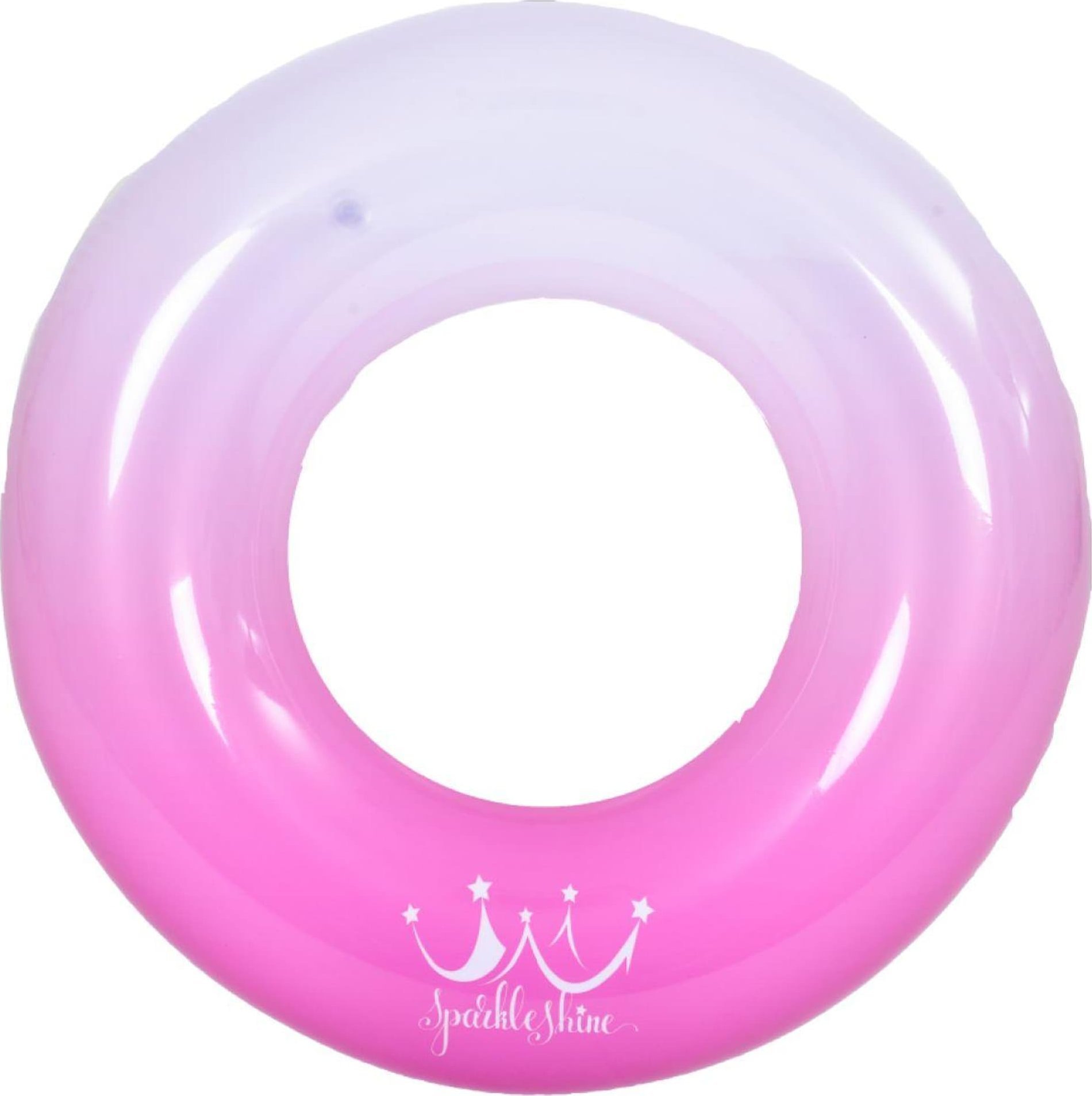 KÓŁKO DO PŁYWANIA TĘCZOWE 90CM 35100 RÓŻOWY