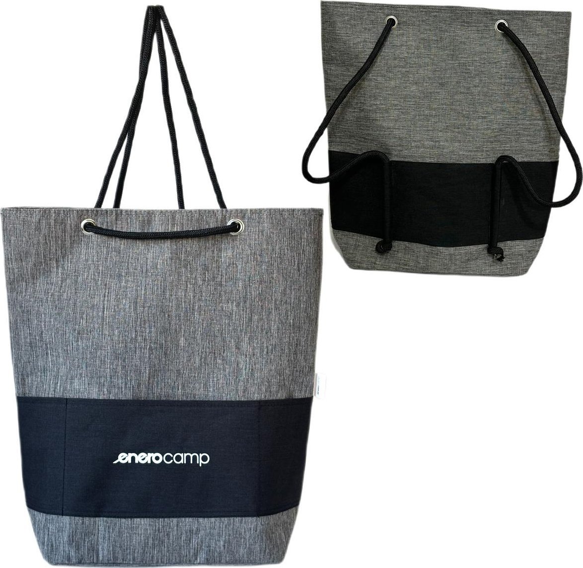 Enero TORBA TERMICZNA PLECAK 2W1 41x14x45CM SZARA 26L CAMP
