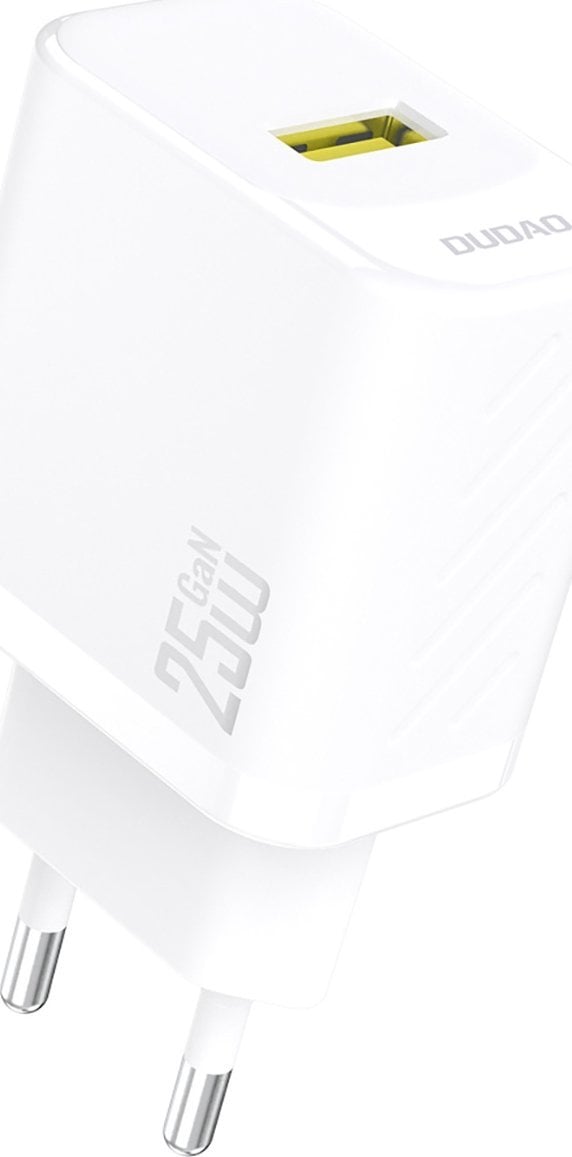 Ładowarka Dudao A27S 25W GaN USB-A - biała