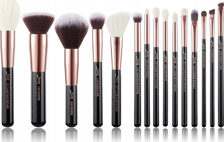 JESSUP_SET Make Up Brush pędzle do makijażu twarzy T160 15szt.