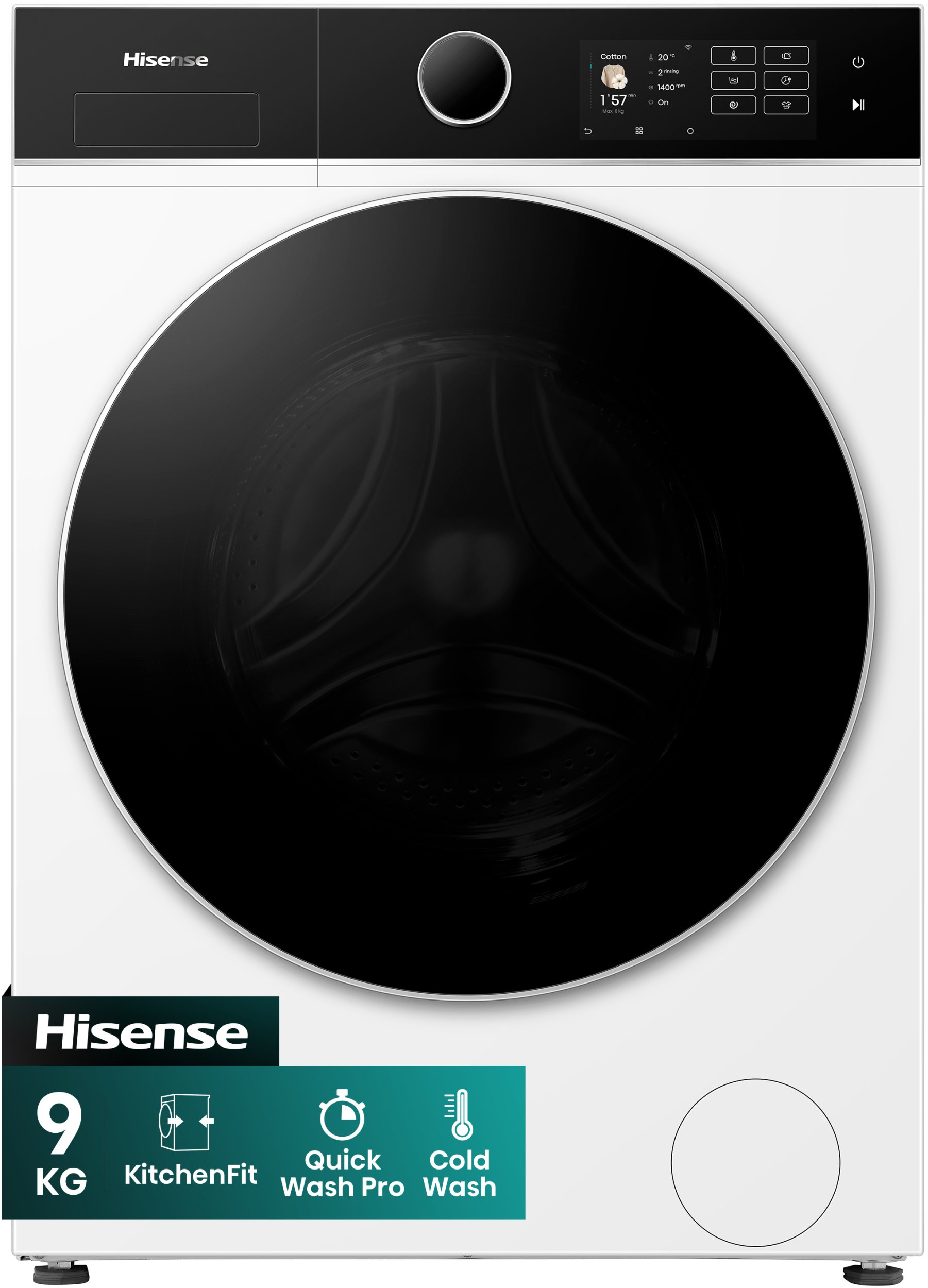 Pralka Hisense Hisense WF5I9043BWFS