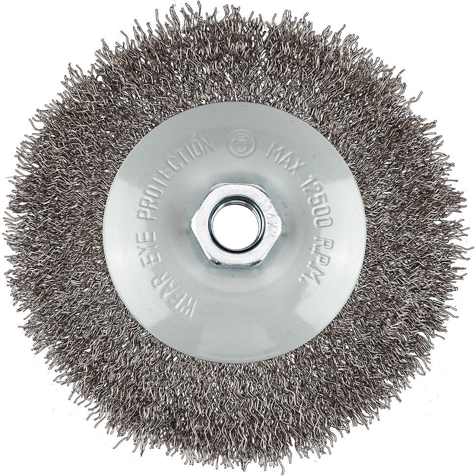 Graphite Szczotka druciana tarczowa 125 mm, drut karbowany, stalowy, M14